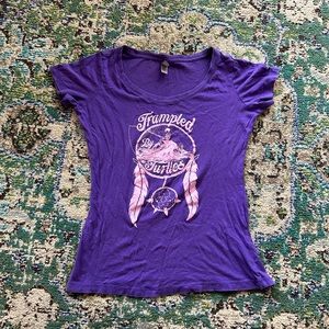 Trampled by Turtles dreamcatcher Purple Shirt | Sz Med